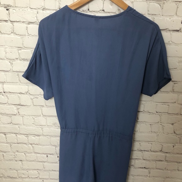 Long Pant Romper With Tie Waist Size Medium - Picture 2 of 6